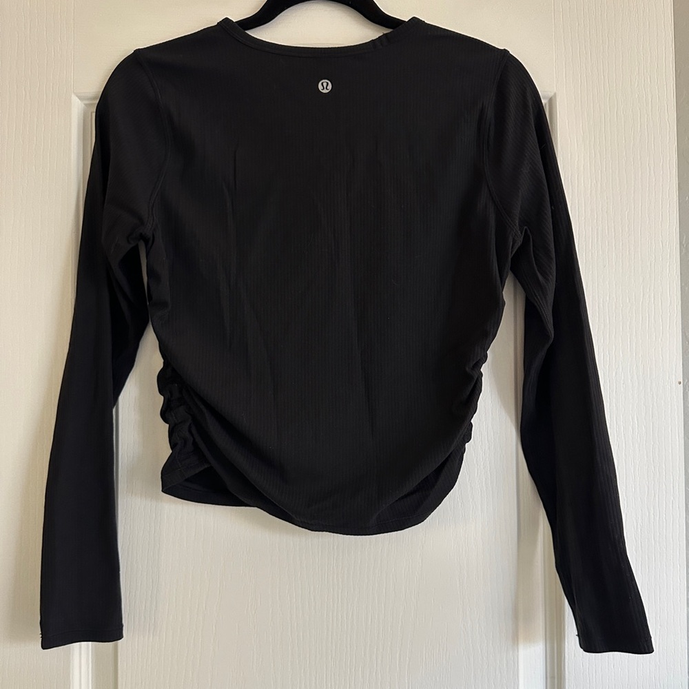Lululemon Ruched Long Sleeve Top
